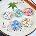thumbnail image 4 of Qeeadeea/ Japanese Ceramic Chopstick Holders, Chopstick Rests 8 Pack, Dinner Chopstick Stand For Home Decoration, Fork, Knife-mixed color-set of 8, 4 of 8