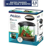 Aqueon LED MiniBow 2.5 SmartClean Aquarium Kit White