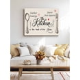 thumbnail image 4 of Beige Retro Art Wall Art for Living Room,Canvas Picture Wall Decor for Bathroom Bedroom,Spoon Fork Vintage Farmhouse Rustic Painting Artwork for Office Kitchen Hallway Dining Room Home Decor 12"x16", 4 of 8