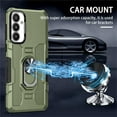 thumbnail image 2 of for Samsung Galaxy A34 5G Case with Metal Ring Kickstand for Women & Men, Heavy-Duty Protection Shockproof Bumper Cover Case for Samsung Galaxy A34 5G TY Green, 2 of 18