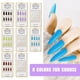 thumbnail image 4 of ibcccndc Press-on Kit de uñas postizas Color brillante Forma de gota de agua Herramientas de puntas ibcccndc Beige, 4 of 7