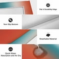 thumbnail image 6 of Red Teal Orange Ombre Outdoor Rug for Patio/Deck/Porch, Non-Slip Large Area Rug 3 x 5 Ft, Modern Art Aesthetics Abstract Indoor Outdoor Rugs Washable Area Rugs, Reversible Camping Rug Carpet Runner, 6 of 8