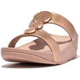 thumbnail image 2 of Sandalia de cuña FitFlop con forma de halo con cuentas y círculos metálicos con barra en H para mujer, 2 of 7