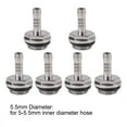 thumbnail image 2 of Conector de Púas de Rosca G1/4 de Refrigeracióno por Agua Para PC de 6 pianas para tubo de acero inoxidable + pláshico plateado de 5,5 mm/7,5 mm/9,2 mm/11 mm de diámetro,, 2 of 7