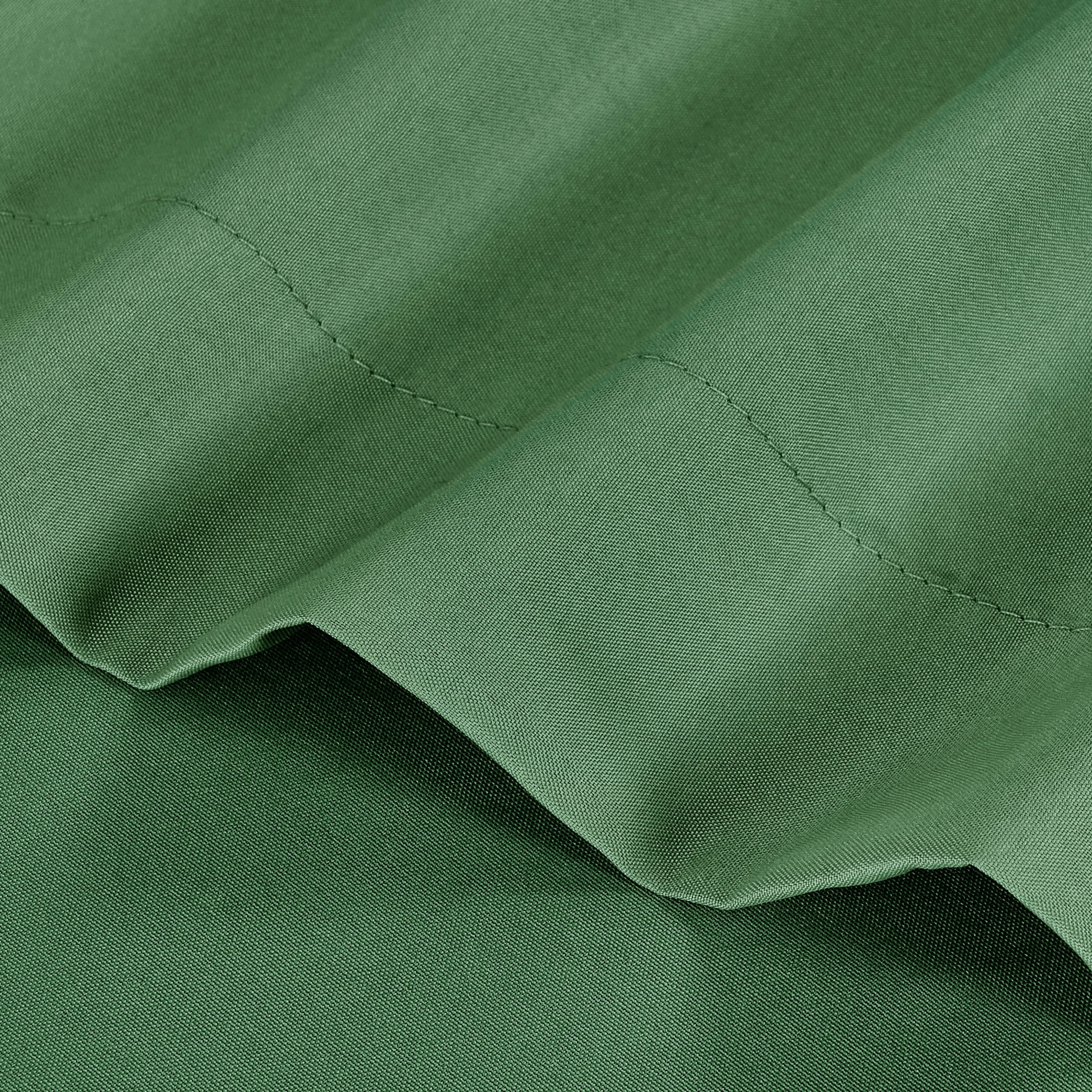 Mainstays Basic Value Microfiber Bed Sheet Set, Green Lily, Queen, 4 Piece