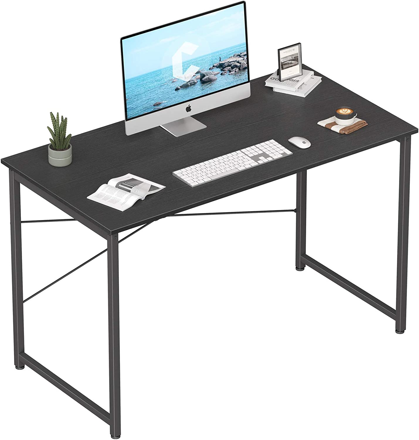 Computer Desk 40" Home Office Laptop Desk Study Writing Table, Modern