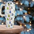 thumbnail image 6 of Christmas Tumbler 40oz Christmas Trees Tumbler with Lid and Straw Snowflakes Cup Xmas Insulated Coffee Mug Christmas Gifts for Women Men, 6 of 6