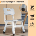 thumbnail image 6 of CazToi Height Adjustable Kids Chair Set of 2 Plastic Toddler Hammock Booster Seat, 6 of 8