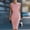 Pink, variant on Women's Elegant Off Shoulder Bodycon Midi Dress – Solid Color Slim Fit Formal Wedding Guest Dress White,XL
