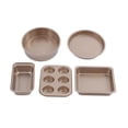 thumbnail image 1 of Bakeware Kit, Safe Carbon Steel Space Saving Bakeware Set  For Baker For Home For Kitchen Gold, 1 of 8