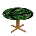thumbnail image 3 of HAOXIT Tree Round Tablecloth Dining Wipeable Table Cloth Cover for Home Party Parties 38-42, 3 of 8