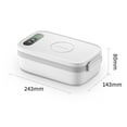 thumbnail image 3 of Student Lunch Box Cordless Heating Systems 1000ml Capacity 4 Intelligent Temperature Mode Type C Charging Portable Meal Container, 3 of 8