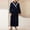 Navy, variant on Bcfgryg Mens Fuzzy Robe Mid Length Bathrobe Belted Soft Bath Robes Kimono Robe With Pockets Fall Winter Spa Robes Men’s Loungewear