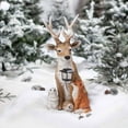 thumbnail image 6 of Garden Lamps for Outdoor Decoration Solar Statue Lights Featuring Deer Rabbit Hedgehog Wolf Animal Sculptures for Yard Garden Path Energy Saving Resin Figurines, 6 of 6