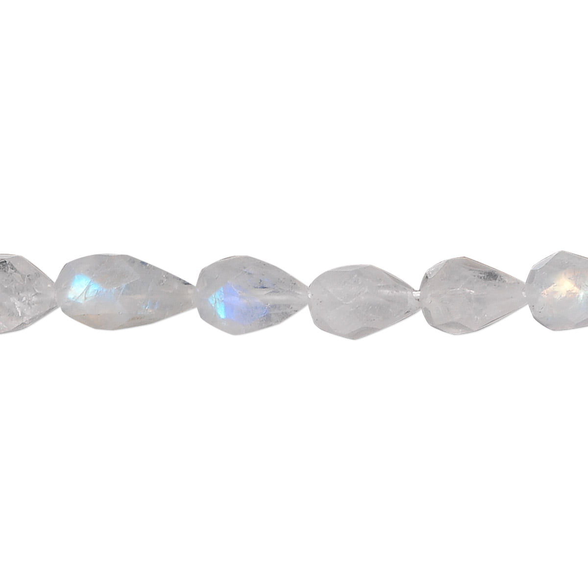 Natural Gemstone Moonstone Jewelry Making Beads 15" White Beauty Beads in Lots 