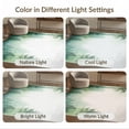 thumbnail image 7 of ODIKA 2'x3' Washable Throw Rug Non-Slip, Low Profile, Flatwoven, Easy Care Farmhouse Watercolor Forest Hardwood Long Skid Delicate Fern Accents with Vertical Botanical for Hallway, Study Room, 7 of 7