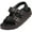 Black Strap, variant on Norty Boy Girl Children Toddler Little and Big Kid 2 Strap Slide Sandal 41908-3MUSLittleKid (Royal)