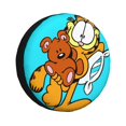 thumbnail image 1 of Cute Cartoon Garfield Spare Tire Cover Wheel Protectors For Trailer Rv Suv Truck Camper Travel Fits For Tire Diameter 16 Inch, 1 of 6