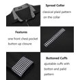 thumbnail image 3 of COOFANDY Men's Long Sleeve Dress Shirt Plaid Collar Casual Button Down Shirts, 3 of 6