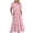 Pink dresses for women, variant on Baikeli Womens Dresses Clearance Sale Women's Fashion Round Neck Short Sleeve Printed Dress Summer Party Dress