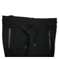 thumbnail image 6 of RiverBlue Men's Black Fleece Jogger Sweatpants with Zipper Pockets, Elastic Hemmed Cuff Bottoms and Rope Cord Drawstring,, 6 of 8