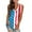 red blue white, variant on AnuirheiH American Flag Tank Tops for Women 4th of July Clothes Sleeveless Patriotic Shirts Summer Women American Flag Tank Tops USA Flag Stars Stripes Printed Sleeveless T-Shirt Tee Tops