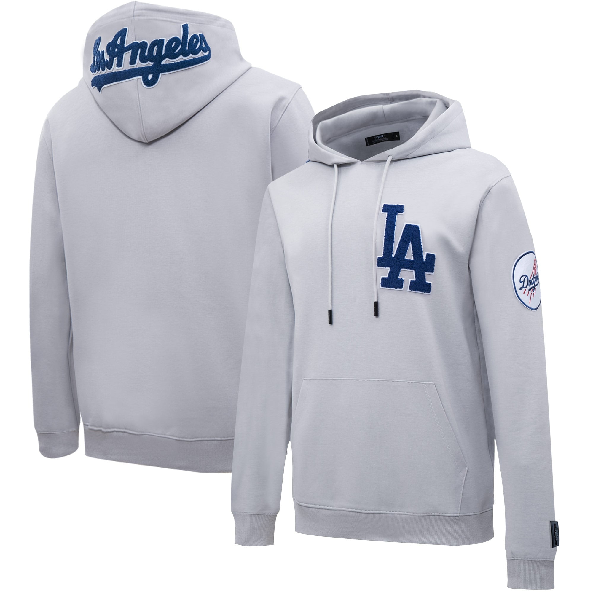 Los Angeles Dodgers Pro Standard Logo Pullover Hoodie Gray Walmart Com Walmart Com