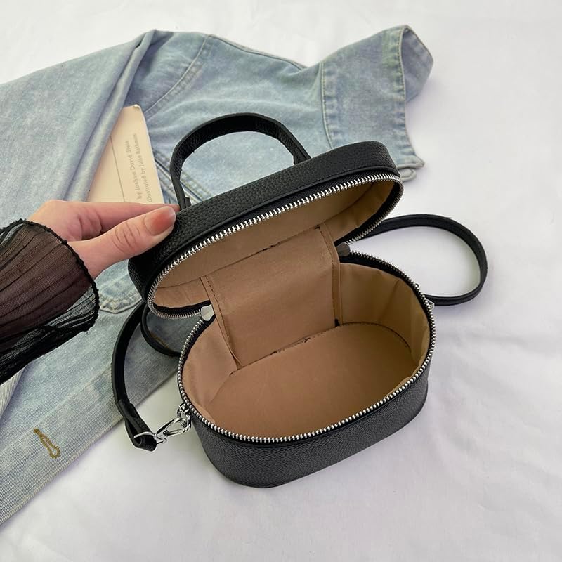 SPEKSEE Square Box Bag Crossbody Purse PU Leather Top-Handle Pouch Purse Designer Shoulder Bag for Women