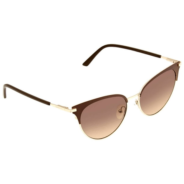 Calvin Klein Brown Cat Eye Ladies Sunglasses CK19309S 200 55 Calvin Klein Brown Cat Eye Ladies Sunglasses CK19309S 200 55