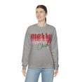 thumbnail image 6 of Women's Christmas Sweatshirt Merry Retro Heavy Blend™ Crewneck Sweatshirt, 6 of 9