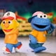 thumbnail image 2 of Figura de anime de Barrio Sésamo, dibujo animado de Elmo, pájaro grande, monstruo de las galletas, Bert, modelo kawaii, adorno de escritorio, regalo de cumpleaños, 2 of 3