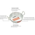 Aluminium Induction Base Kadai with Handle, 4800 ml