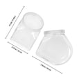thumbnail image 2 of Luxshiny Plastic Wide Mouth Bottles Empty Plastic Bottles For Kitchen Use 1Pack, 2 of 8