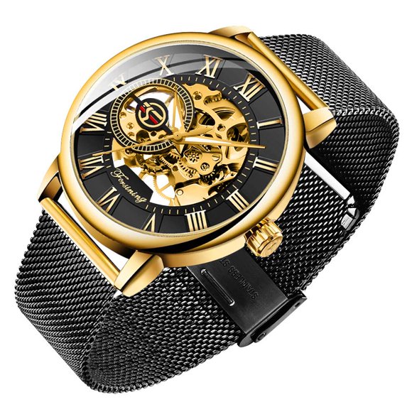 Reloj Dentily Classic Roman Numeral Mechanical para hombre