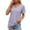 Purple, variant on Fesfesfes Women T Shirts Womens Fashion Print Tops Short Sleeve Out Blouse Funny Round Neck T-Shirt Tops Athletic Shirts Women L(US:8)