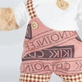 thumbnail image 4 of Oso De Peluche Super Suave Osito Polo Con Overol Y Playera, 4 of 5