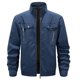 thumbnail image 3 of Ceisia Men's Hooded Waterproof Long Sleeve Jacket Casual Solid Color Loose Fit Gift Outerwear, 3 of 3