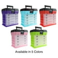 thumbnail image 7 of Stalwart Small Parts Organizer for Hardware, Tackle, or Crafts, Light Blue, 7 of 7