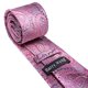 thumbnail image 5 of Set de corbatas Barry.Wang de seda de cachemir rosa y negro, 150 x 8,5 cm, 5 of 5