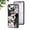 Black Flower, variant on SaniMore for iPhone 15 Case, 31 Diamonds Glass Vehicle Magnetic Support Flexible TPU Flower Pattern Cover with 360° Rotatable Ring Kickstand Shockproof Protective Shell, Red Flower