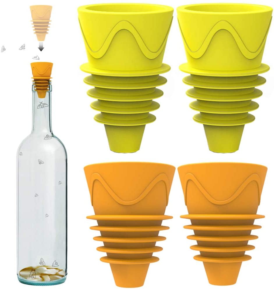 Fruit Fly Traps for Kitchens, Reusable Indoor/Outdoor Fruit Fly Trap