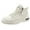 A, variant on Men Shoes Small White Shoes High Top Retro Board Shoes Students Fashionable Thick Soled Sneakers