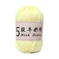 thumbnail image 2 of Clearance Under $1 Boovnll Cotton Yarn 5 Strands Soft Crochet Yarn 1.8 oz/50g Machine Wash for Knitting Crocheting Crafts Home Decorations DIY Kids Toys Knit Clothes Yarn, 2 of 6