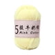thumbnail image 2 of 1 Rolls of Milk Cotton Yarn Skeins for Crafting, Soft and Cozy Milk Cotton Yarn 5 Ply for Doll Sweater, Hats, Scarves, and Shawls, 2 of 6