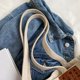 thumbnail image 5 of Bolsa de lona simple con letras grandes impresas para compras bolsos de clase (beige) Tmvgtek Para estrenar, 5 of 9