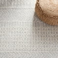 thumbnail image 6 of SAFAVIEH Glamour Andreas Geometric Runner Rug, Grey/Ivory, 2'3" x 8', 6 of 8