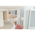 thumbnail image 5 of TRIXIE Anna Plush & Jute 50" Cat Tree Scratching Posts Condos Hammocks Perches Cat Toy, Beige, 5 of 8