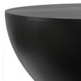 thumbnail image 5 of Simpli Home Elmbrook 34 inch Wide Solid Mango Modern Industrial Drum Coffee Table in Black, Assembled, 5 of 7