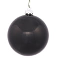 thumbnail image 1 of Vickerman N596017S 2.4 in. Black Shiny Ornament Ball - 60 per Box, 1 of 2