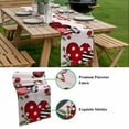 thumbnail image 5 of Valentine's Day Table Runner - 90 Inch Long, Kitchen Dining Table Runner Dresser Scarves, Red Love Heart Roses Romantic Farmhouse Decor for Coffee Tables Wedding Party Banquet, 5 of 8
